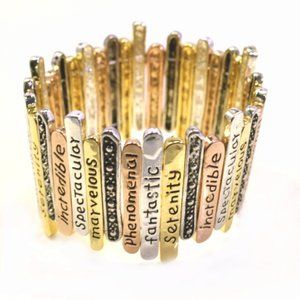 Inspirational Stretchable Bangle